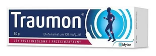 Bayer Traumon żel 0,1 g/1g 50 g - Stawy, mięśnie, kości - miniaturka - grafika 1