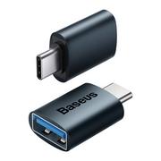 Adaptery i przejściówki - Baseus Adapter USB-C do USB-A Ingenuity, OTG (niebieski) ZJJQ000003 - miniaturka - grafika 1