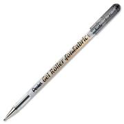 Długopisy - Pentel Długopis żelowy do tkanin czarny VP3400 - miniaturka - grafika 1