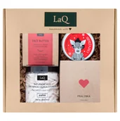 Zestawy kosmetyków damskich - LaQ, Zestaw: Pralinka - mus do mycia ciała, mus do mycia twarzy, masełko do twarzy oraz masło do ciała - miniaturka - grafika 1