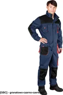 Odzież robocza - R.E.I.S. LH-FMN-O - KOMBINEZON OCHRONNY - granatowo-czarno-czerwony 52 - miniaturka - grafika 1