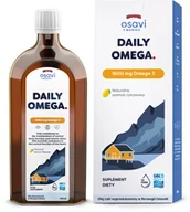 Witaminy i minerały - Osavi - Daily Omega + D3, 1600mg Omega 3, Cytryna, 500 ml - miniaturka - grafika 1