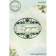 Szkolne artykuły papiernicze - Stempel - Zaproszenie oval - Agateria - miniaturka - grafika 1