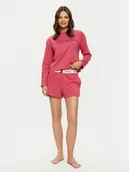Piżamy damskie - Tommy Hilfiger Piżama UW0UW05630 Różowy Regular Fit - miniaturka - grafika 1