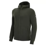 Bluzy męskie - Macron Męska bluza z kapturem Athleisure Fcc Fargo na całej długości z zamkiem błyskawicznym Milgrn Man, zielona, XL, ZIELONY, XL - miniaturka - grafika 1