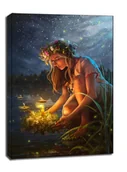 Obrazy i zdjęcia - Noc Kupały - obraz na płótnie Wymiar do wyboru: 20x30 cm - miniaturka - grafika 1