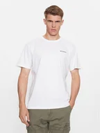 Odzież trekkingowa męska - Columbia T-Shirt North Cascades™ Short Sleeve Tee Biały Regular Fit - miniaturka - grafika 1