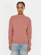 Bluzy damskie - Calvin Klein Bluza Nano Logo K20K208329 Różowy Regular Fit - miniaturka - grafika 1