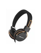 Słuchawki - Canyon CNE-CHP2 Czarno-pomarańczowe - miniaturka - grafika 1