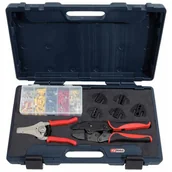 Kombinerki i obcęgi - KS Tools 8-częściowy zestaw narzędzi do zaciskania końcówek, 115.1400 - miniaturka - grafika 1