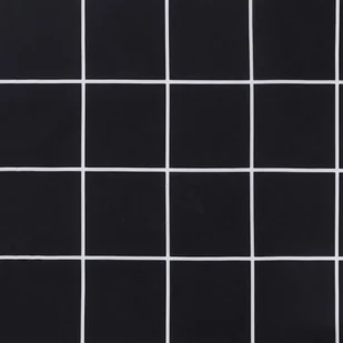 Poduszka na leżak, czarna w kratę, tkanina Oxford - Poduszki ogrodowe - miniaturka - grafika 9