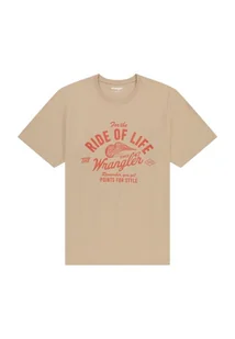 KOSZULKA T-SHIRT MĘSKI WRANGLER 112362788 AMERICANA TEE TIMBERWOLF XL - Koszulki męskie - miniaturka - grafika 1
