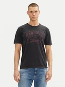 Koszulki męskie - Wrangler T-Shirt 205921 Czarny Regular Fit - miniaturka - grafika 1