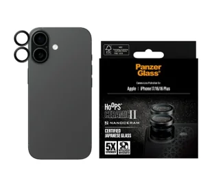 PanzerGlass Hoops Ceramic II do iPhone 17 / 16 / 16 Plus - Szkła hartowane na telefon - miniaturka - grafika 1