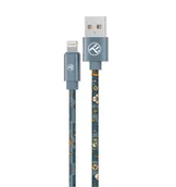 Kable USB - Tellur Graffiti Usb To Lightning Cable, 3A, 1M, Blue - miniaturka - grafika 1
