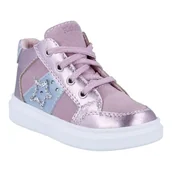 Buty dla dziewczynek - Richter Buty dziecięce, dziewczęce, sznurowane, szare, na czas wolny, Candy Cameo Sky Silv, 33 EU - miniaturka - grafika 1