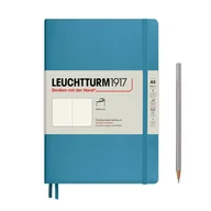 Notesy i bloczki - Notatnik Leuchtturm1917 Medium A5, miękka oprawa, kropki, nordycki niebieski - miniaturka - grafika 1