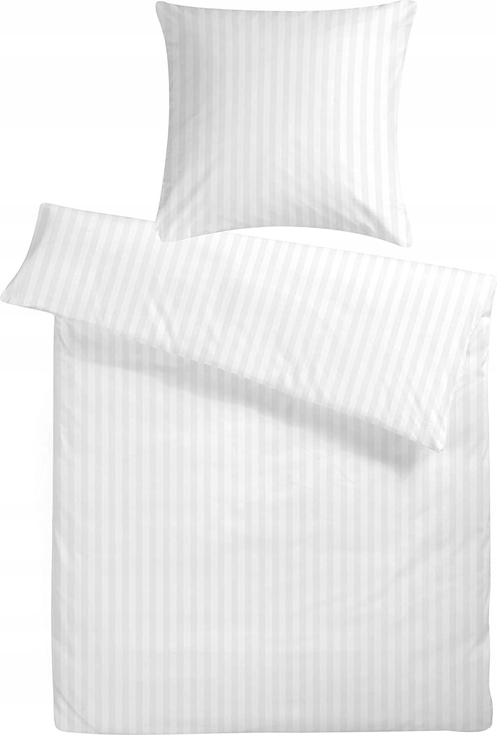 Pościel HOTELOWA adamaszek 140x200cm 50x60 zakład PASY 2 CENTYMETRY