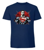 Koszulki męskie - Męska koszulka z nadrukiem - The Unbreakable Icon Granatowy L - miniaturka - grafika 1