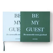 Wesele i ślub - Printworks Księga gości Printworks niebiesko-zielona PW00374 - miniaturka - grafika 1