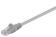 Patchcordy - Goobay Kabel LAN Patchcord CAT 5E U/UTP szary, 15m KLANCAT5ESZ15 - miniaturka - grafika 1