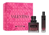 Zestawy perfum damskich - Valentino Donna Born In Roma Intense Zestaw: woda perfumowana + woda perfumowana travel size - miniaturka - grafika 1
