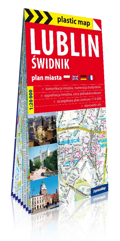 Lublin, Świdnik. Plan miasta 1:20 000