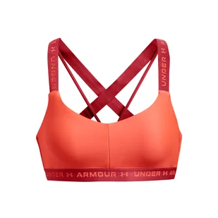 Damski Stanik sportowy UNDER ARMOUR UA CROSSBACK LOW 1361033-877 – Pomarańczowy - Biustonosze - miniaturka - grafika 1