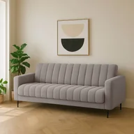 Sofy i kanapy - Sofa z Funkcją Spania RONEYY Rozkładana Beżowa Nowoczesna - miniaturka - grafika 1