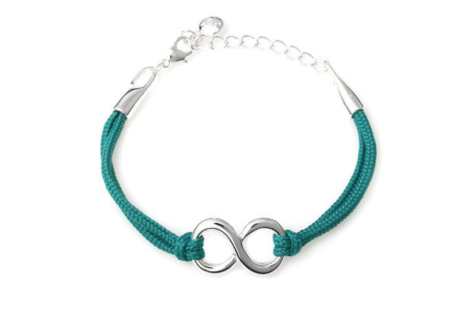 Symbol Nieskończoności Bransoletka Turkus