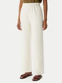 Spodnie sportowe damskie - Armani Exchange Spodnie dresowe XW002840 AF21298 U1003 Kremowy Regular Fit - miniaturka - grafika 1