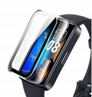 Akcesoria do smartwatchy - Etui + szkło 2W1 do Huawei Band 8 przezroczyste - miniaturka - grafika 1