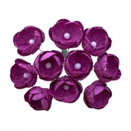 Zabawki kreatywne - Kwiaty papierowe JASKRY ciemno różowe 15mm 50szt - miniaturka - grafika 1