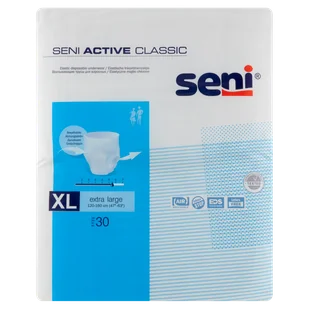 TZMO S.A. 4x Majtki Seni Active Classic XL 30 szt. - ostatnia paczka 20% taniej! - Pieluchy dla dorosłych - miniaturka - grafika 3