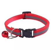 Obroże dla kotów - OBROŻA DLA PSA KOTA ODBLASKOWA Z DZWONECZKIEM - miniaturka - grafika 1