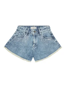 Guess Szorty jeansowe J5GD42 D45E0 Różowy Regular Fit - Spodenki damskie - miniaturka - grafika 1