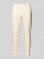 Spodnie sportowe męskie - Spodnie dresowe o kroju regular fit z mieszanki bawełny - miniaturka - grafika 1