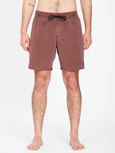 Kąpielówki dla chłopców - Volcom Center Trunk 17 Bordeaux Brown męskie szorty kąpielowe - M - grafika 1