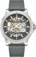 Zegarki męskie - Zegarek męski KENNETH COLE KCWGE2237902 szary klasyczny skeleton - miniaturka - grafika 1