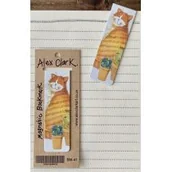 Zakładki do książek - Alex Clark Zakładka do książki BM41 Kot i doniczki - miniaturka - grafika 1