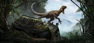 Podkładki pod mysz - PODKŁADKA POD MYSZ Nadruk 22x18 cm Dinozaury Jurassic Park World Prezent - miniaturka - grafika 1