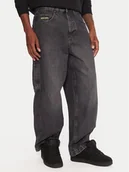 Spodnie męskie - DC Jeansy Worker Carpenter Bac EDYDP03432 Czarny Baggy Fit - miniaturka - grafika 1