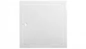 Drzwiczki i klapy rewizyjne - Drzwiczki rewizyjne metalowe 300x300mm białe DM91 - miniaturka - grafika 1