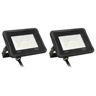 Lampy pozostałe - vidaXL Reflektory LED 2 szt. 20 W zimne białe światło 149617 - miniaturka - grafika 1