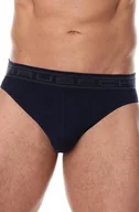 Bielizna sportowa męska - Slipy męskie bawełniane Brubeck Comfort Cotton BE00290A granatowy - miniaturka - grafika 1