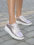 Sneakersy damskie - Maciejka Sneakersy damskie miedziany-39 - miniaturka - grafika 1