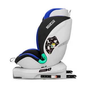 Sparco SK6000I Evo (9-25 kg) niebieski - Foteliki samochodowe - miniaturka - grafika 4