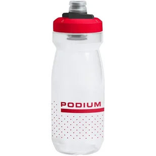 Camelbak Bidon 620ml Podium biało-czerwony przezroczysty - Shakery i bidony sportowe - miniaturka - grafika 4