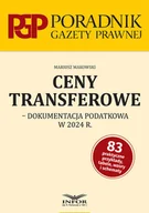 Finanse, księgowość, bankowość - Ceny transferowe- dokumentacja podatkowa w 2024 r. - książka - miniaturka - grafika 1