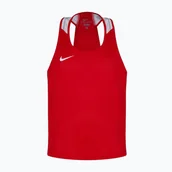 Sport OUTLET - Tank top treningowy męski Nike Boxing Tank scarlet/white - miniaturka - grafika 1